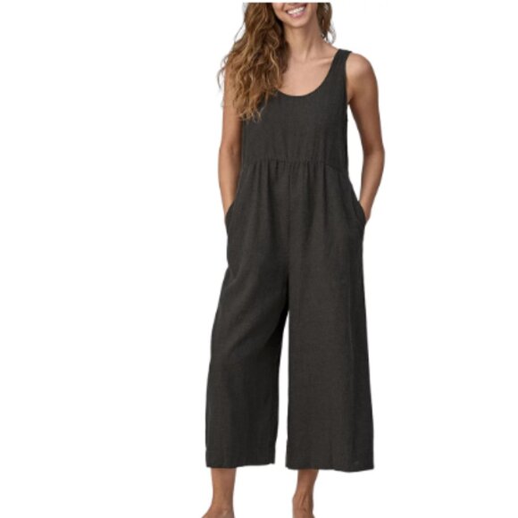 Nwt Patagonia Women's Garden Island Jumpsuit Black, small,med, large - Picture 1 of 1